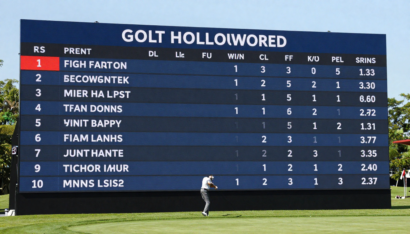 dp golf leaderboard today