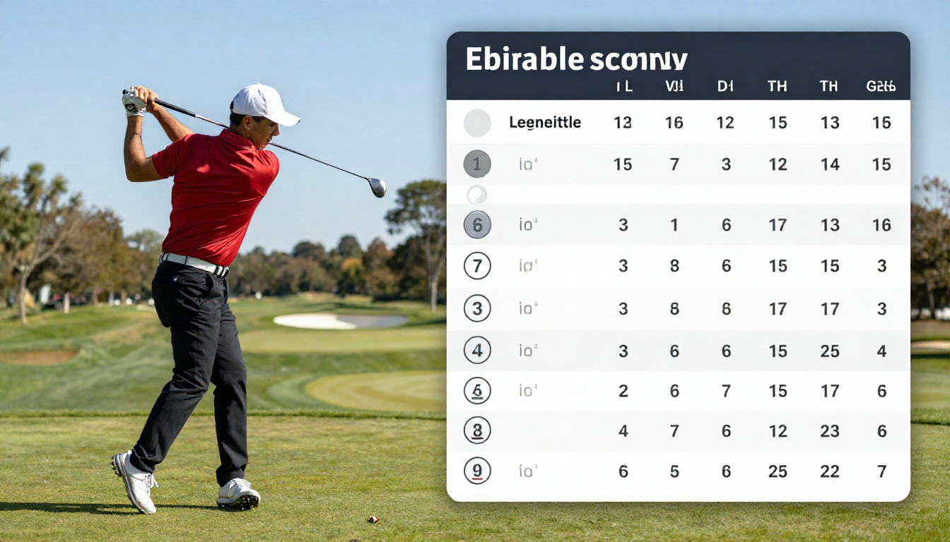 golf scores today