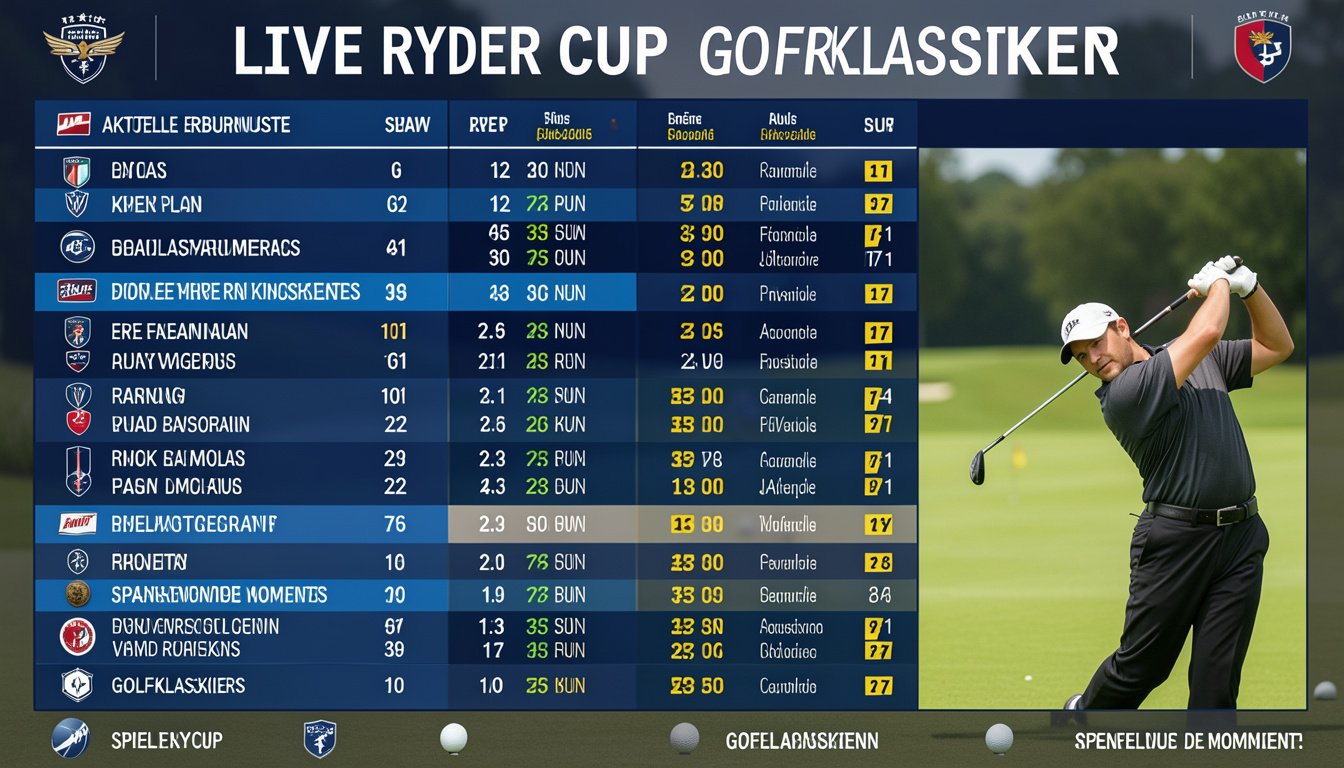 live ryder cup