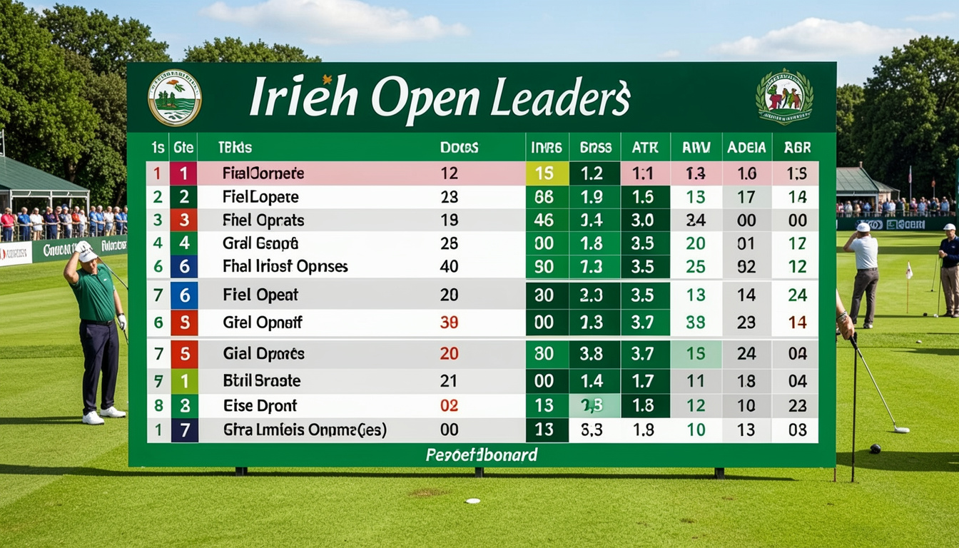 irish open golf leaderboard